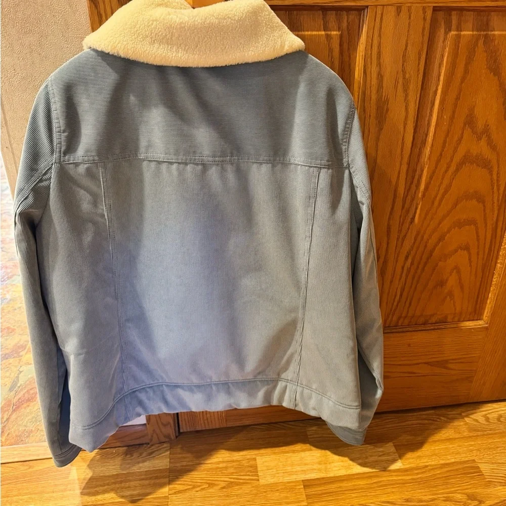 Pendleton Light Blue Corduroy Teddy Collar Jacket - Picture 2 of 2